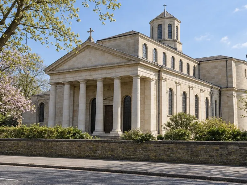 Brentwood Cathedral on Ingrave Road, Brentwood