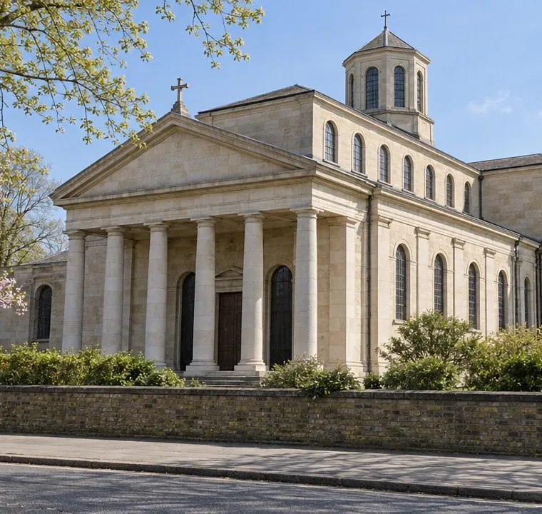 Brentwood Cathedral on Ingrave Road, Brentwood